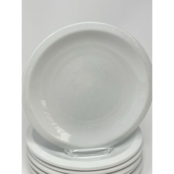 Culinary Arts CAFEWARE Restaurant Dinner Plate 9.75" Heavy White Porcelain - Picture 7 of 8